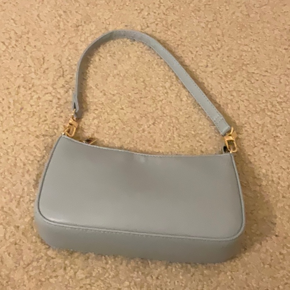 Gold hardware light blue